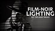 Film Noir Lighting Tips! DIY Film Light Cookie / Cucoloris for Shadows!