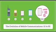 The Evolution of Mobile Communications: 1G to 5G