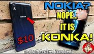 I paid $10 for the KONKA SP6 Budget Smartphone...can it "conquer" this review?