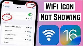 FIX iPhone Connected To WiFi But No Internet Connection | WiFi Icon Not Showing iOS 16