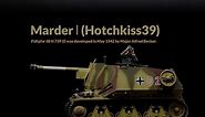 【Model Building】Marder1(H39) - Trumpeter - 1/35 Tank Model - Adorable WW2 French Hotchkiss Chassis!