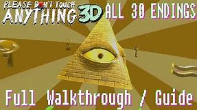 Please, Don't Touch Anything! 3D/VR - All 30 Endings Full Guide/Walkthrough (no commentary)