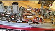 HMS Hood 1:200 scale model