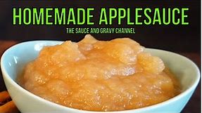 How to Make Applesauce | Applesauce Recipe | Homemade Apple Sauce | Side Dish Recipe