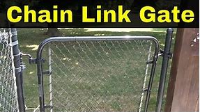 How To Fix A Chain Link Gate That Won't Latch Closed-Tutorial