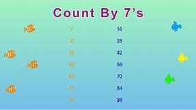 Count by 7's Song | Skip counting by 7 YouTube | Golden Kids Learning