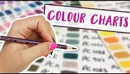 Make Your Own Colored Pencil COLOR CHARTS!