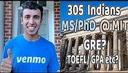 How 305 Indians Got into MIT? MS/PhD at MIT | Is IIT degree important for MIT?