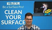 How to clean your Surface screen and keyboard