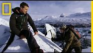 Rob Riggle Ice Climbing in Iceland | Running Wild With Bear Grylls