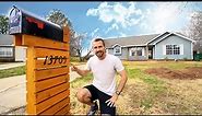 DIY Modern Cedar Mailbox with Slats