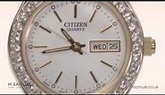 Introduction to Citizen Ladies’ Crystal Watch & Bracelet Set EQ0534-50D SETR - Features & Demo