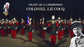 Chant de la Promotion Colonel Le Cocq - ESM Saint-Cyr