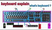 keyboard explained all details | what's keyboard