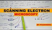 Scanning electron microscopy | SEM | Principle | mechanism
