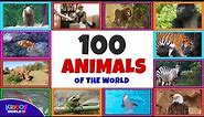 100 Animals of the World - Learning the Different Names and Sounds of the Animal Kingdom