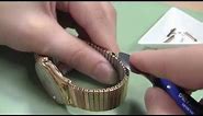 Watch Band Adjusting - How to Remove U-Clip Expansion Links