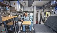 DIY Ambulance Camper Conversion - Stock Cabinets & Storage Advantages