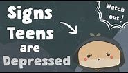 10 Warning Signs of Depression in Teenagers