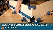 Corner Clamp-It Clips Make Cabinet Assembly Easy | Rockler Skill Builders