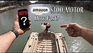 How Fast is a $300 AMAZON Outboard Motor? Surprising!!