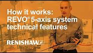 Overview of the REVO® 5-axis multi-sensor system's technical features