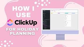 🎁 Free Holiday Planning ClickUp Template 🎁