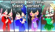 "🎤"Aphmau and crew sings "Arcade"||💜Aphmau💜|||Gacha meme✨✨✨