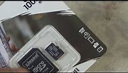 Kingston SDCS2/64GB MicroSDXC Card Canvas Select Plus Unboxing and Test