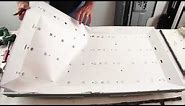 Samsung 46" TV LED Strip Replacement - LH46 UE46 TV Model Part Number BN96-28769A & BN96-28768A