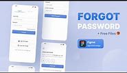 Forgot Password UI/UX Design and Prototyping in Figma