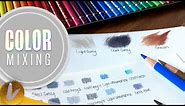 Color Mixing Colored Pencils l How To Mix Colored Pencil Colors Tutorial And Make Colors