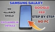 Samsung galaxy A21 Google bypass activation screen FRP step by step ( explained in details)