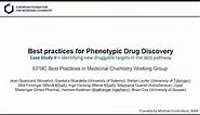 Phenotypic Drug Discovery: Case Study - Identifying New Druggable Targets in the Wnt-pathway