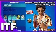 Fortnite Item Shop *NEW* BRUNO MARS (SILK SONIC) SET! [February 10th, 2022] (Fortnite Battle Royale)