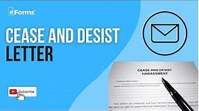 Letter to Cease and Desist