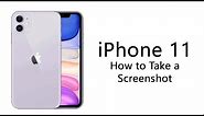 iPhone 11 How to Take a Screenshot