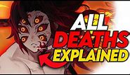 All DEATHS In Demon Slayer Explained...