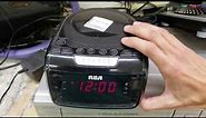 RCA RP5605-A Clock Radio/CD Player