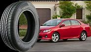 Stock Tire Size for all TOYOTA COROLLA 1991-2017