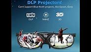DLP 3D Glasses | 3D Active Shutter Glasses for All 3D DLP Projectors