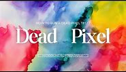 Dead pixel test 2560x1600 macbook pro retina فحص شاشة الماك بوك ادا فيها بيكسلات ميتة