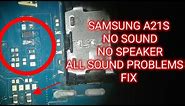 How To Fix Sumsung a21s #Speaker problem No #Sound