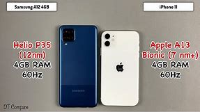 Samsung Galaxy A12 vs iPhone 11 Speed Test & Camera Test