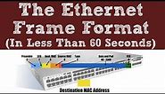 The Ethernet Frame Format - In Less than 60 Seconds