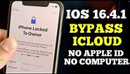 iOS 16.4.1 iPhone Locked To owner How To Unlock || Remove apple iD | Fix iPhone Lock | Unlock iCloud