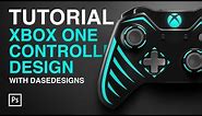 Custom Xbox One & Playstation 4 Controller Design Tutorial | Photoshop Tutorial DaseDesigns