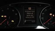Come si resetta la spia di pressione degli pneumatici dell'Audi A1? - Audi A1 (8X, MK 1)