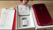 Apple iPhone 7 128GB PRODUCT(RED) iOS Smartphone AT&T 4G LTE Unboxing 6-2-17