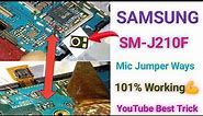 Samsung SM-J210F | Mic Jumper ways | J2 6 | Mic line missing problem solution 2021 working 100%